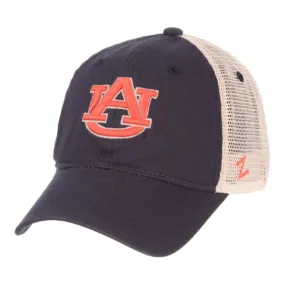 Auburn Tigers Zephyr Navy "University" Mesh Back Adj. Snapback Relax Hat Cap