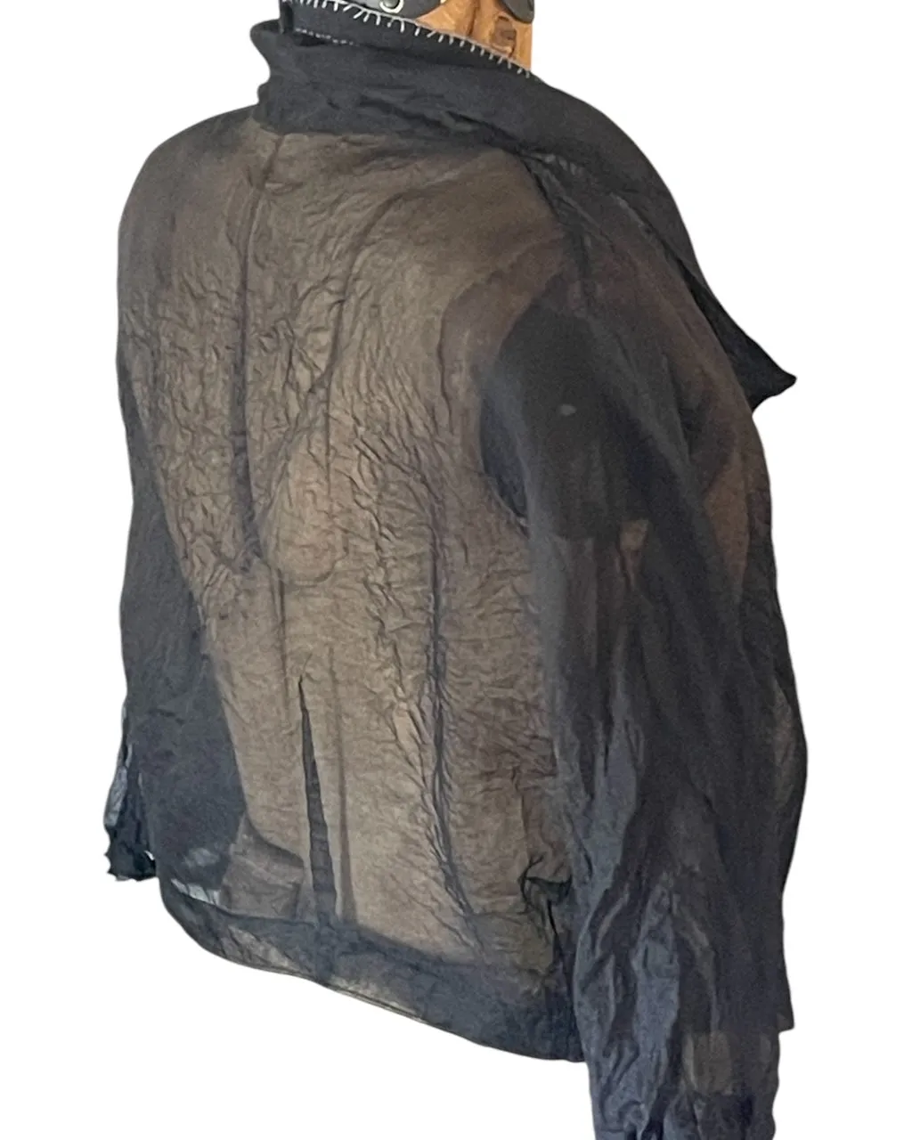 Bolero Shrug Black Silk- Popular Item