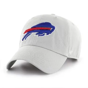 Buffalo Bills 47 Brand Gray Clean Up Adj. Slouch Hat Cap
