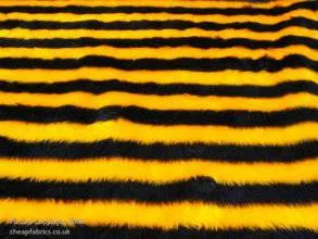 Bumble Bee -Novelty Faux Print Fur