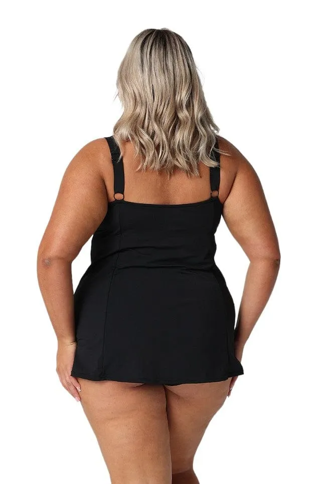 Catalina Chlorine Resistant Wide Strap Swim Dress No Pant