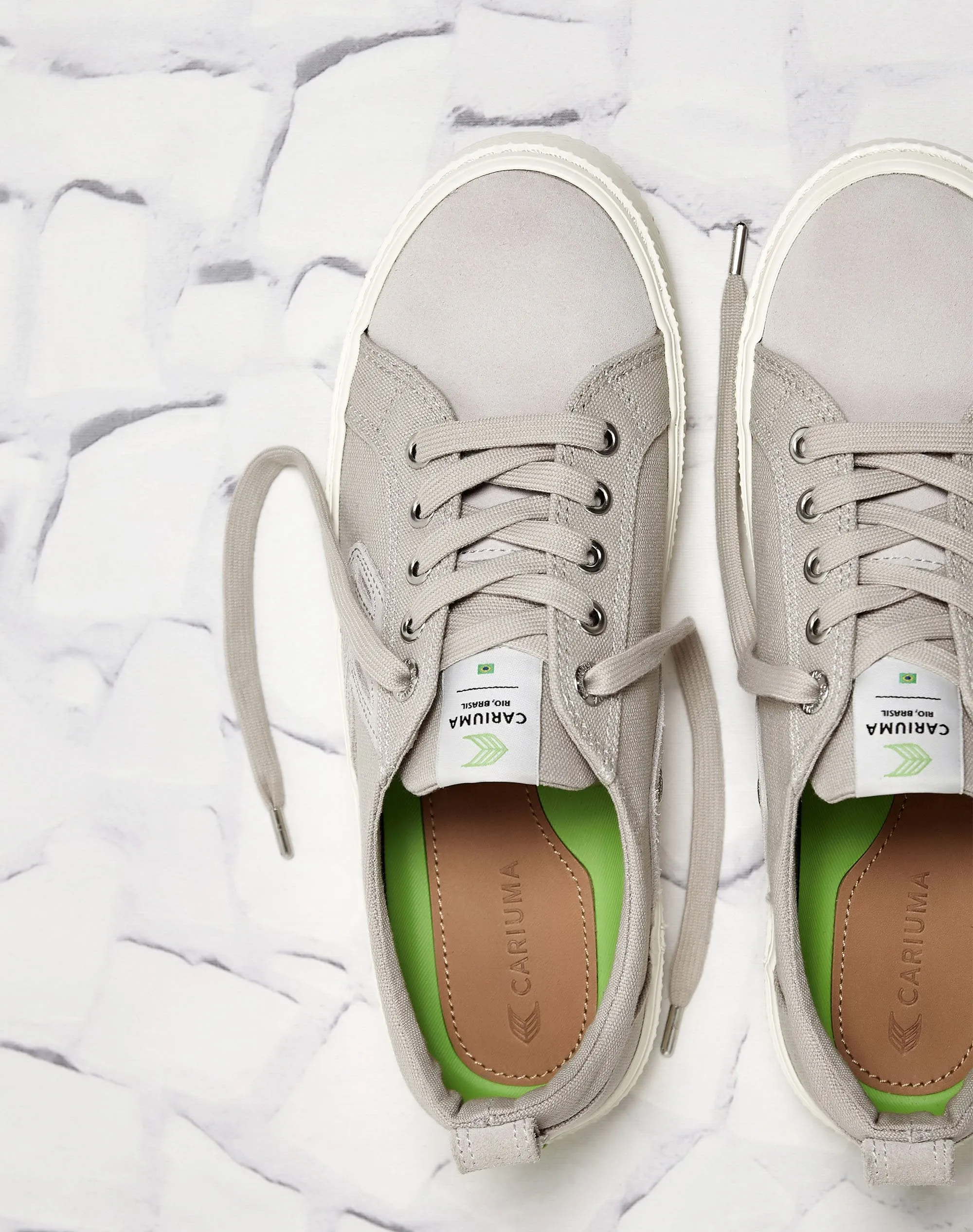 CATIBA Low Ice Canvas Ice Suede Accents Sneaker Women