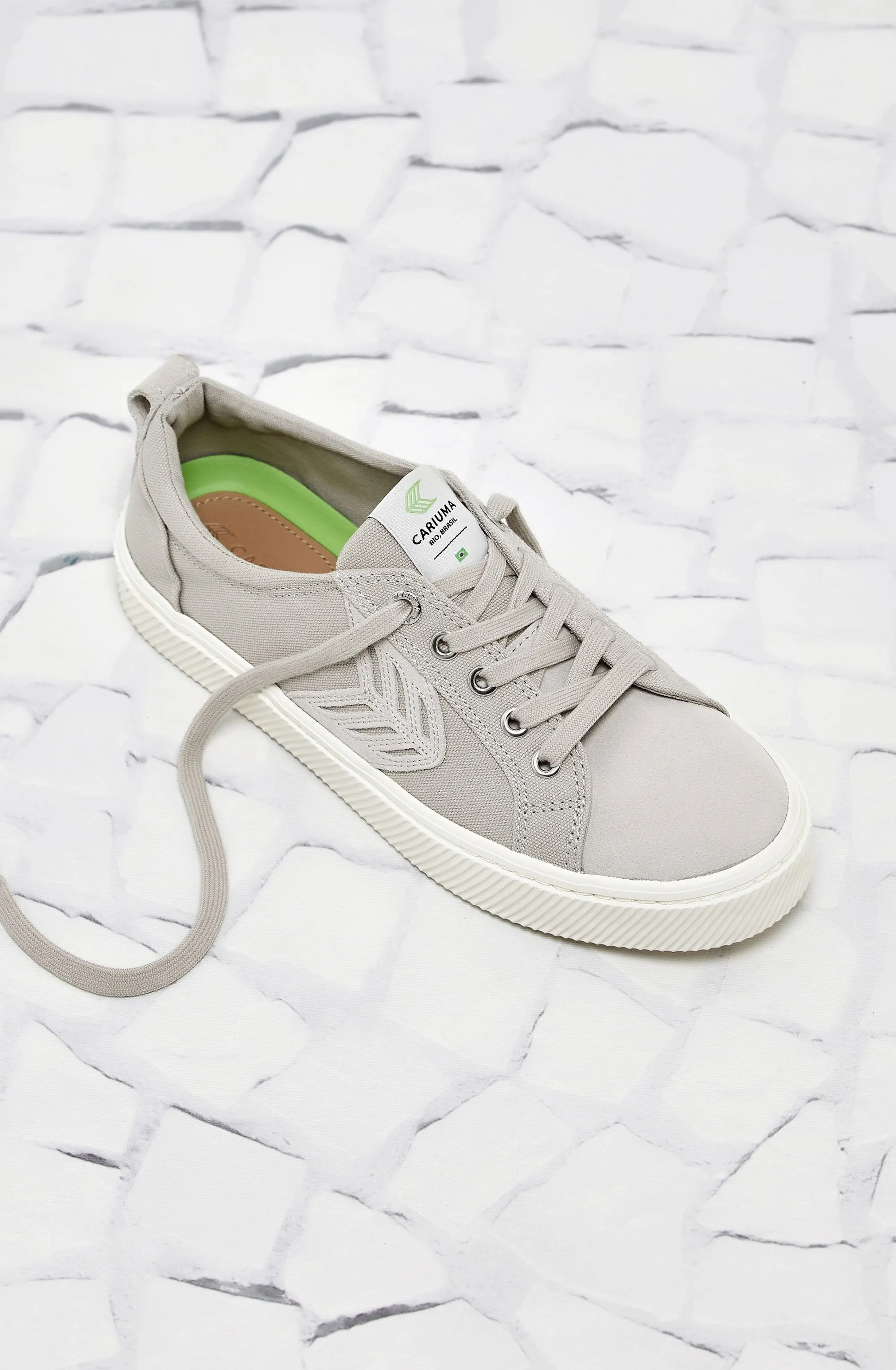 CATIBA Low Ice Canvas Ice Suede Accents Sneaker Women
