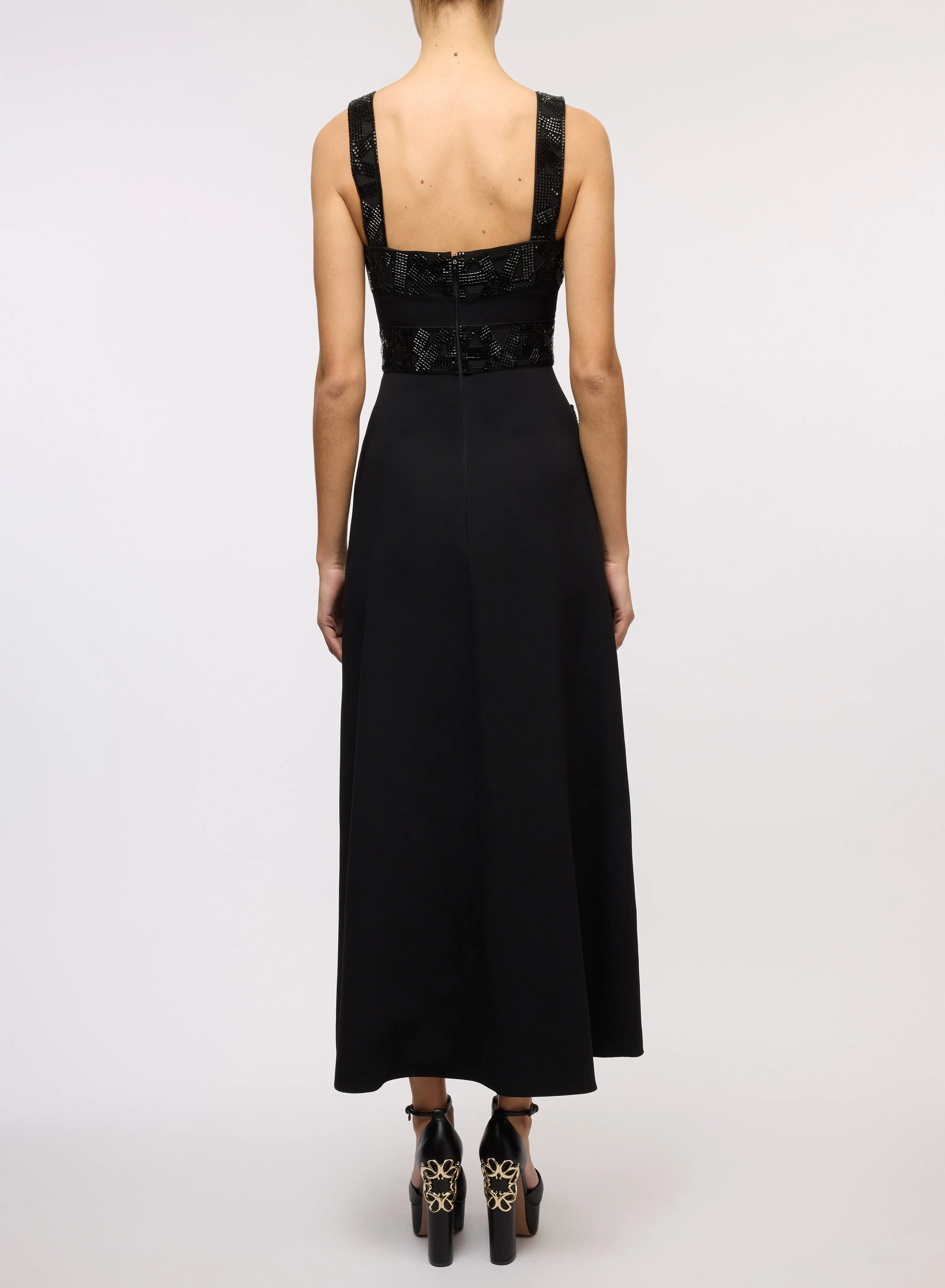 Embellished Midi Dress