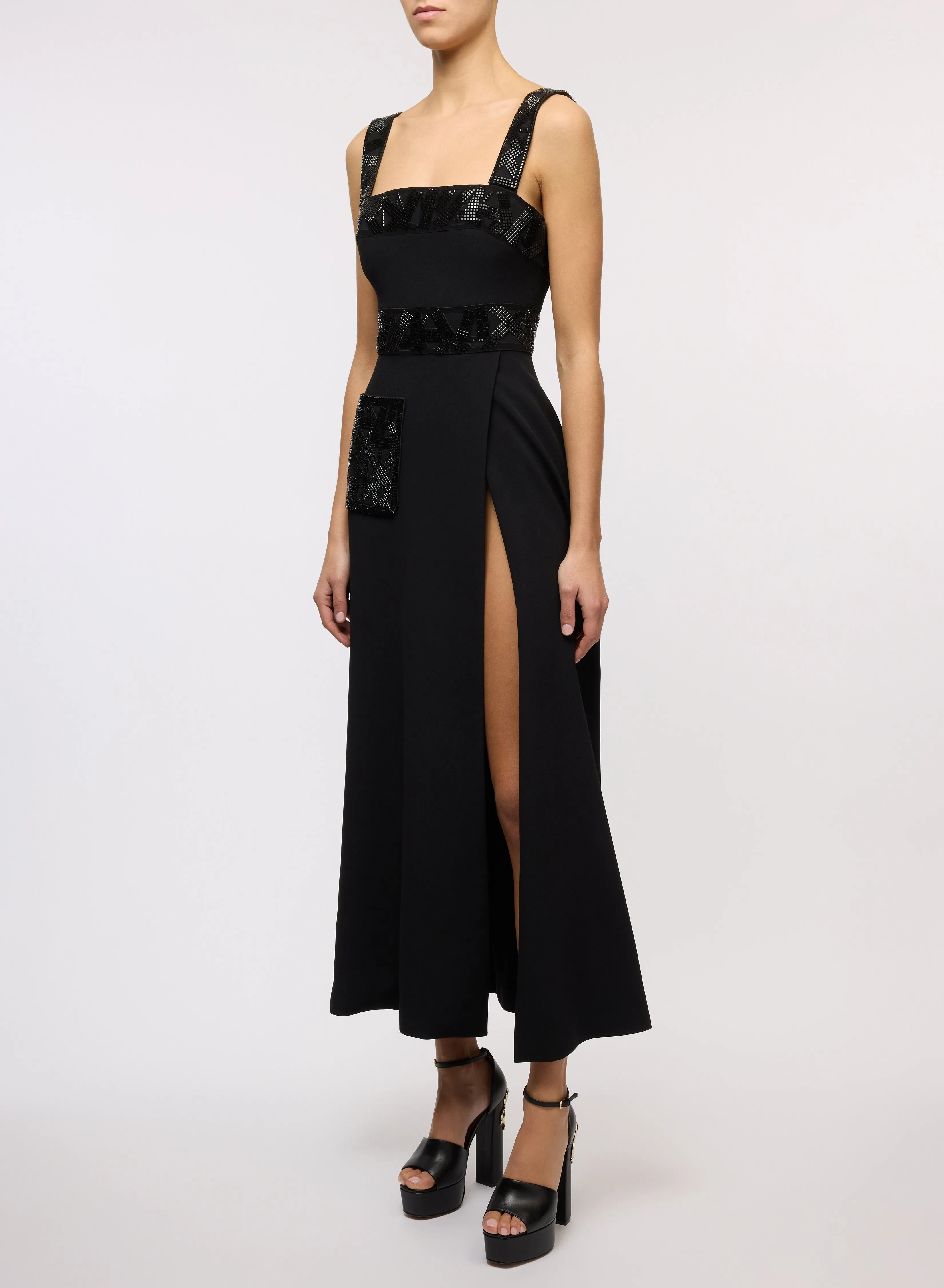 Embellished Midi Dress