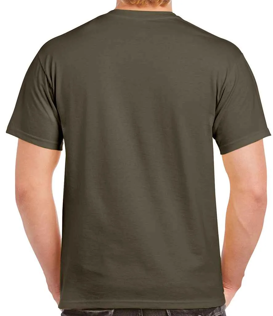 Gildan Ultra Cotton T-Shirt - Brown, Green