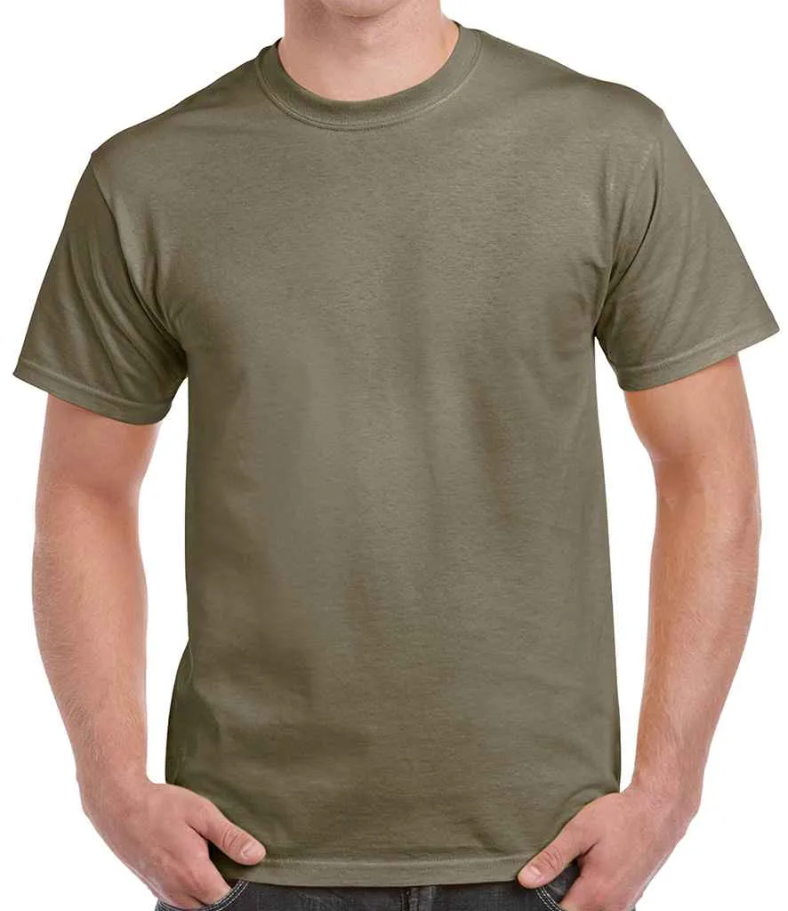 Gildan Ultra Cotton T-Shirt - Brown, Green