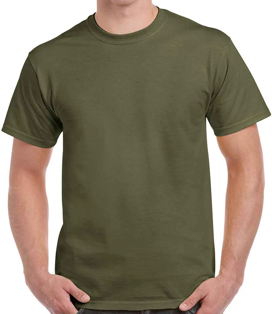 Gildan Ultra Cotton T-Shirt - Brown, Green