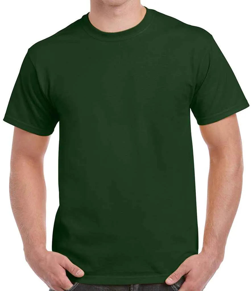 Gildan Ultra Cotton T-Shirt - Brown, Green