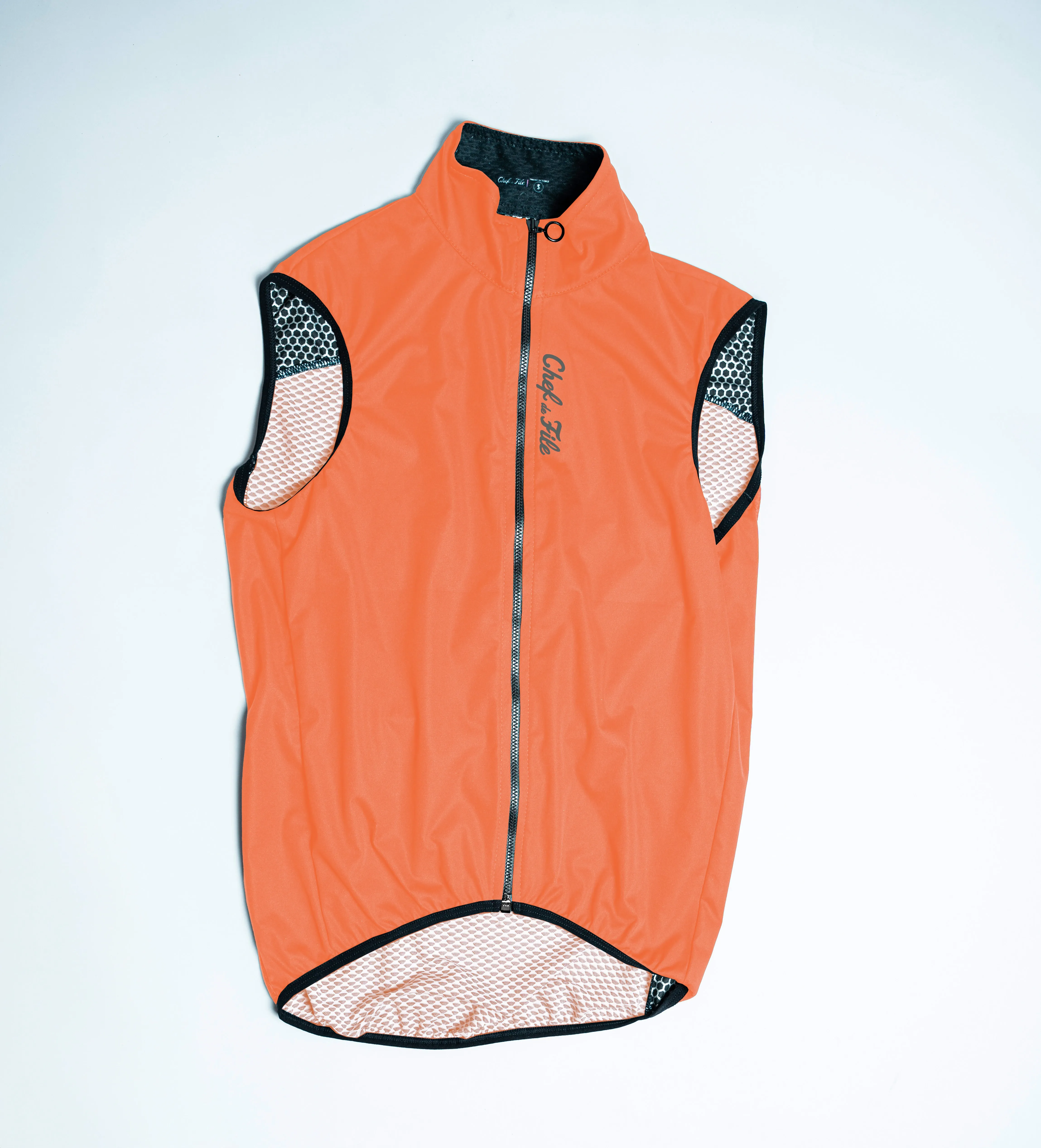 GILET COUPE-VENT TECHNIQUE ORANGE