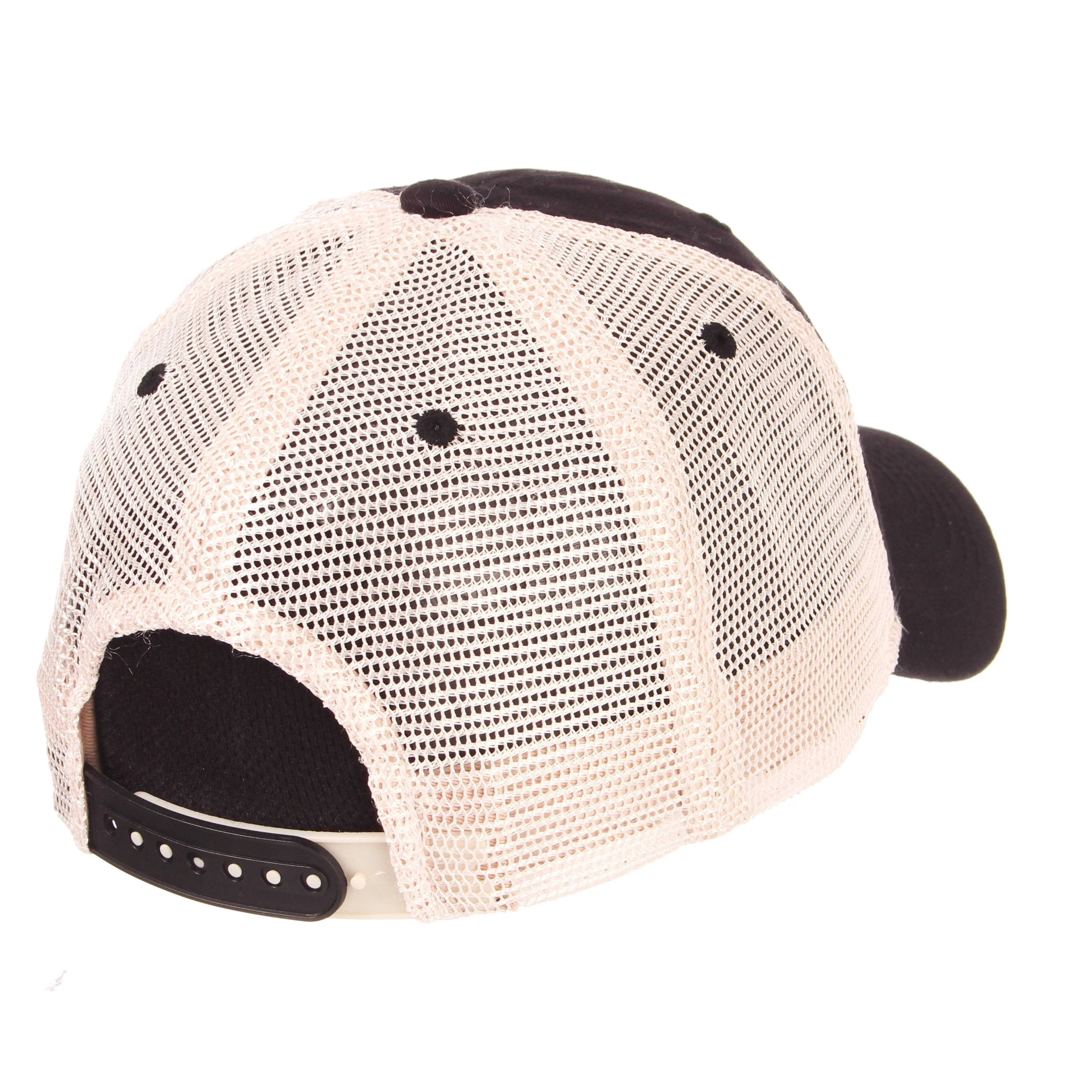 Iowa Hawkeyes Zephyr Black Mesh Snapback Relax Hat Cap