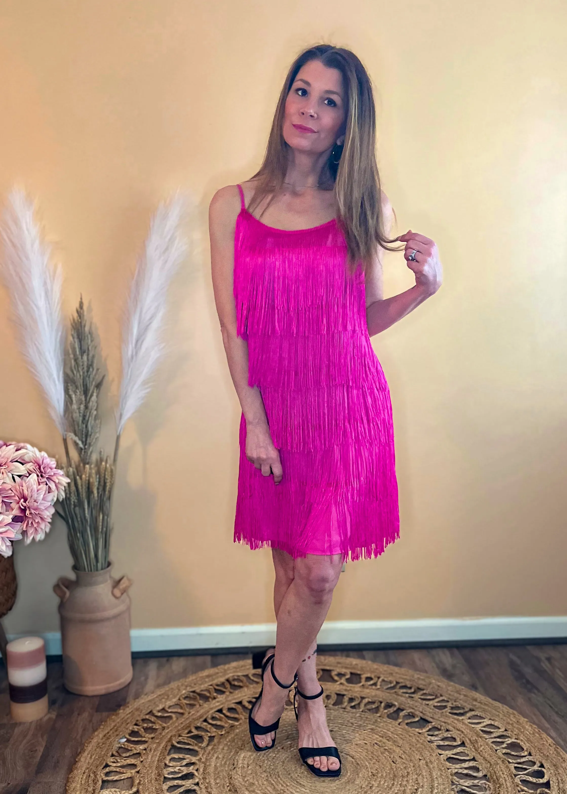 Just Dance Fringe Mini Dress