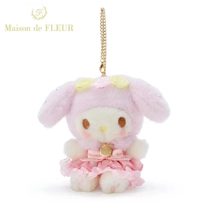 Kuromi My Melody Cinnamoroll  Maison De Fleur Mascot Charm