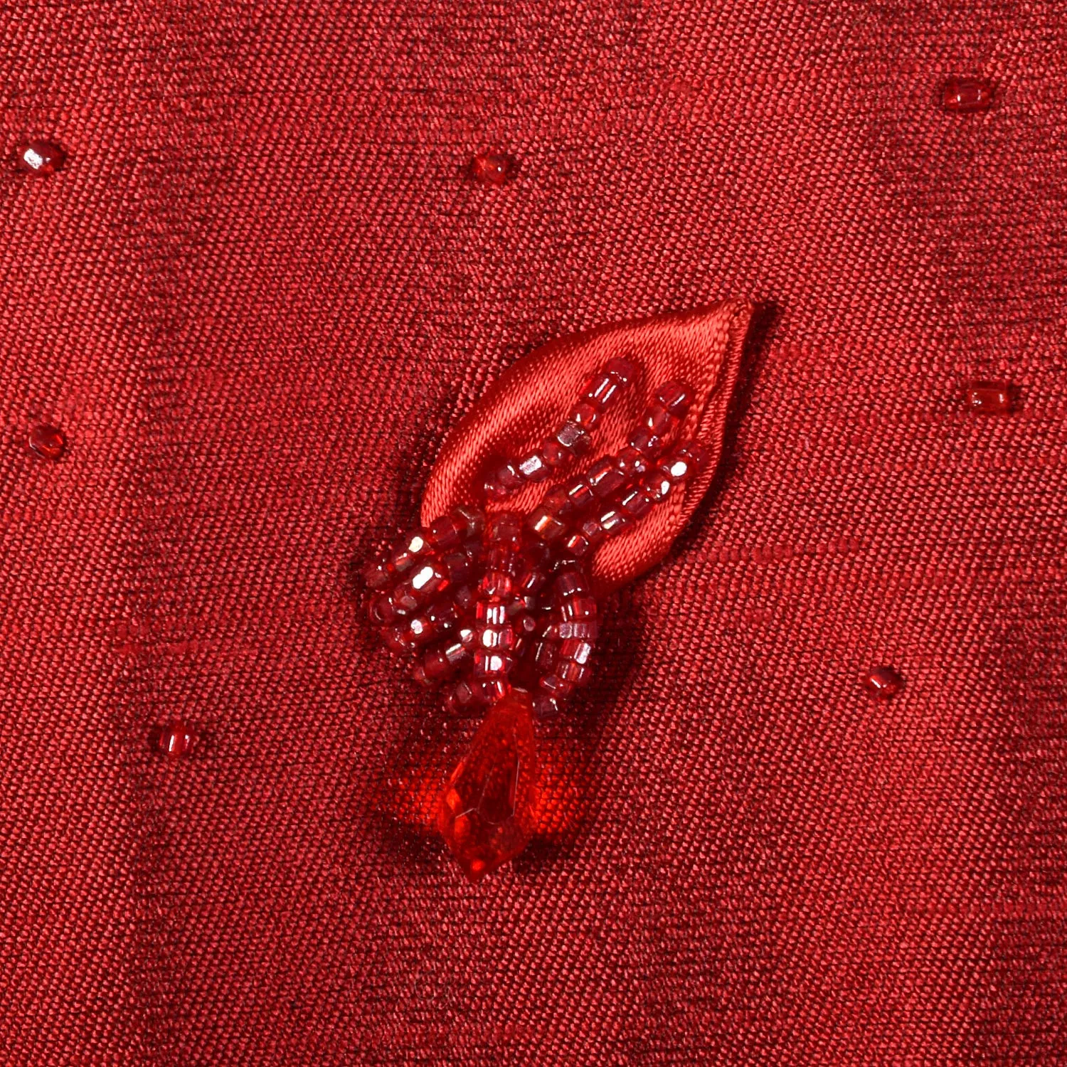 Large 1960s Red Top and Jacket Set