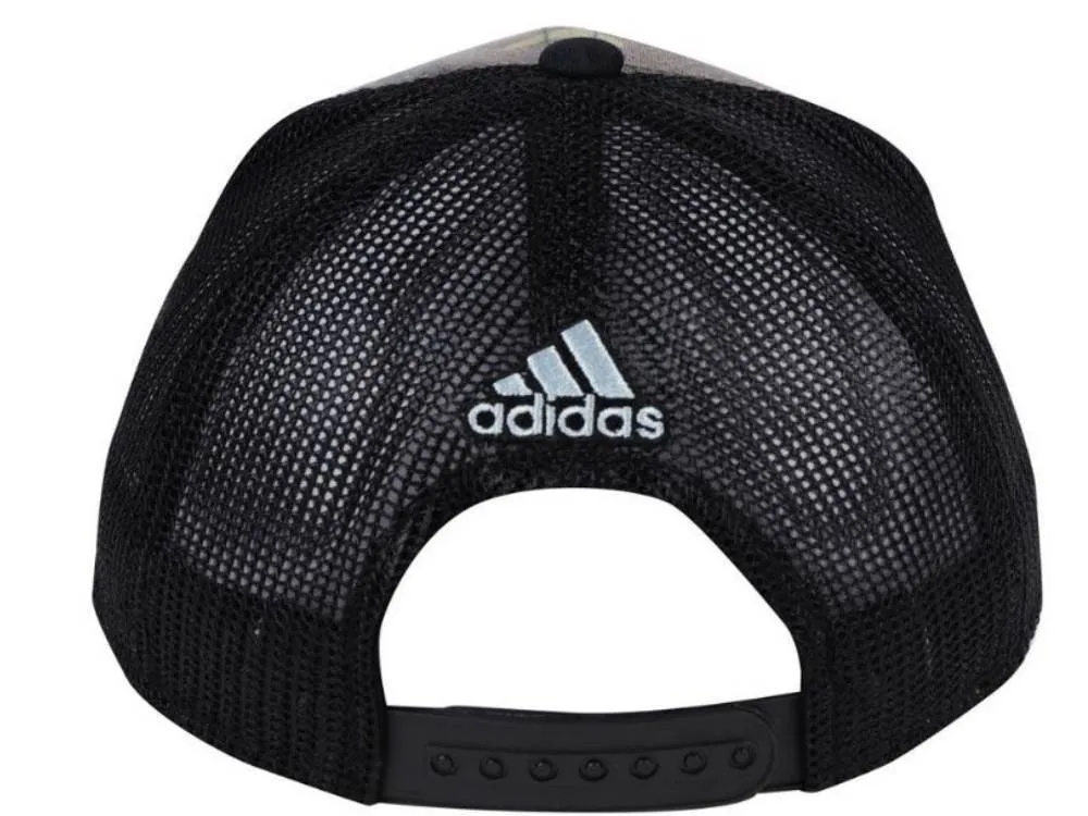 Los Angeles Kings Adidas Camo Black Mesh Structured Snapback Trucker Hat Cap
