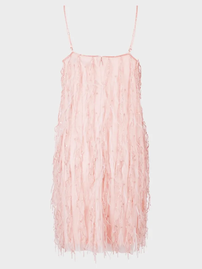 Marc Cain Collections Mini Dress With Feather Appliqué WC 21.64 W87 Col 212