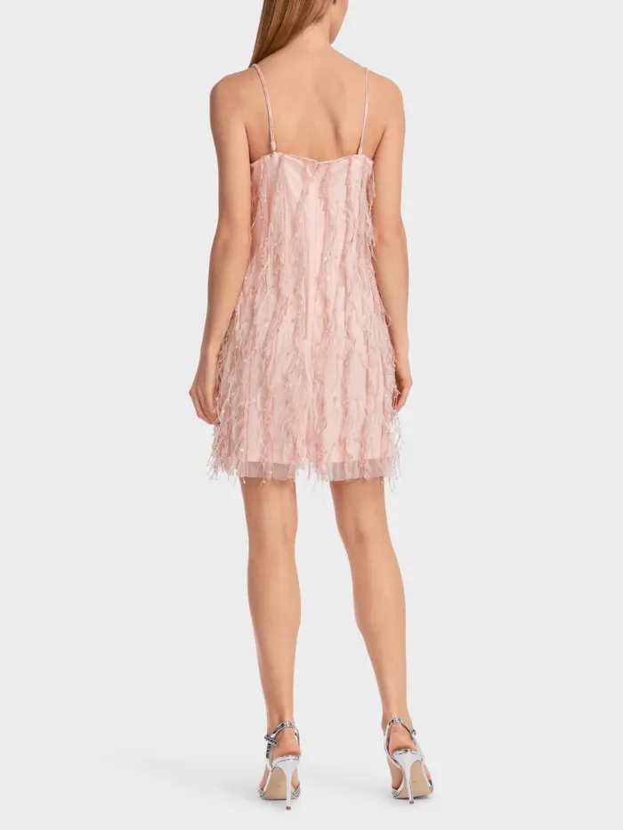 Marc Cain Collections Mini Dress With Feather Appliqué WC 21.64 W87 Col 212