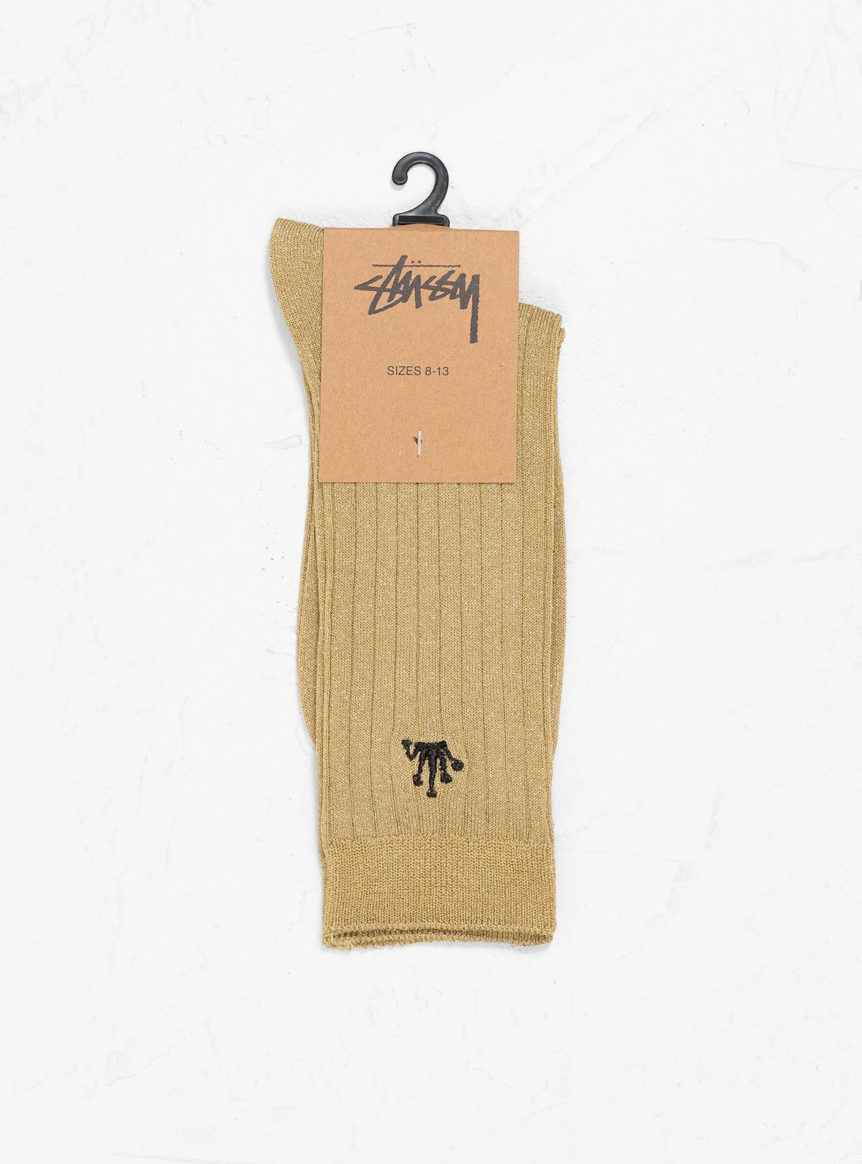 Metallic Crown Dress Sock Metallic Gold
