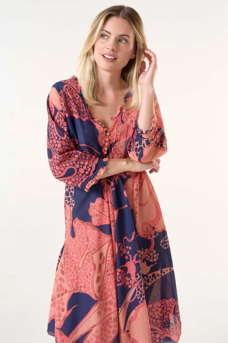 Middy Poppy Dress in Portofino