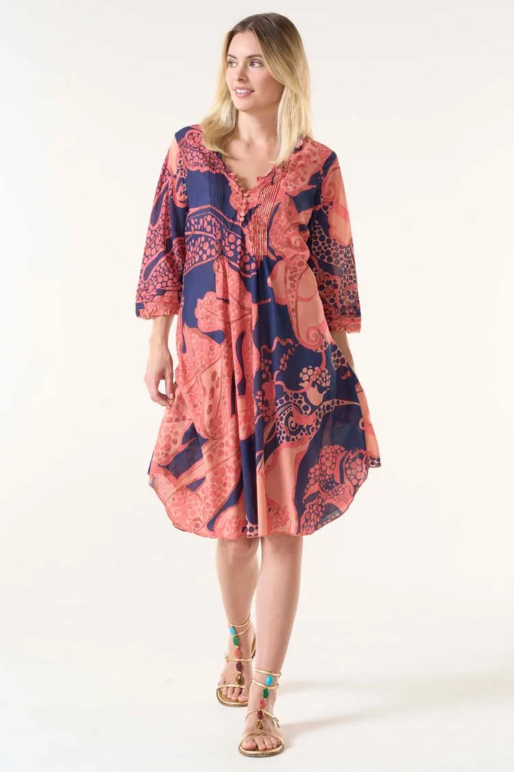 Middy Poppy Dress in Portofino