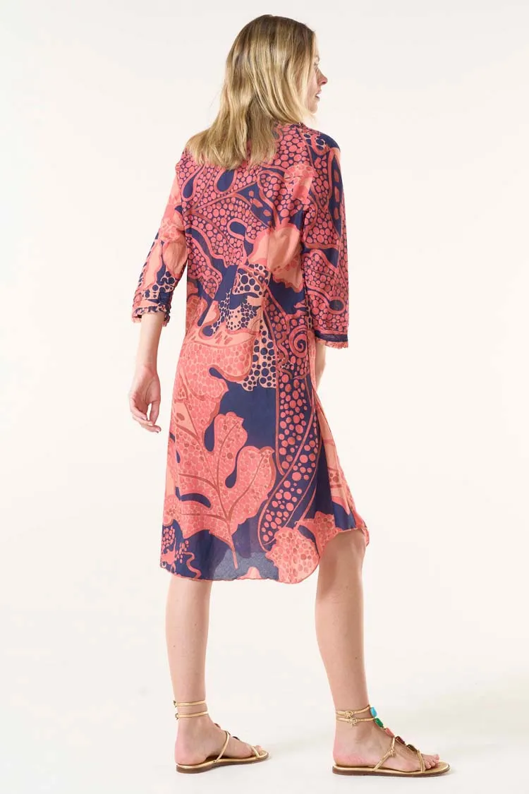 Middy Poppy Dress in Portofino