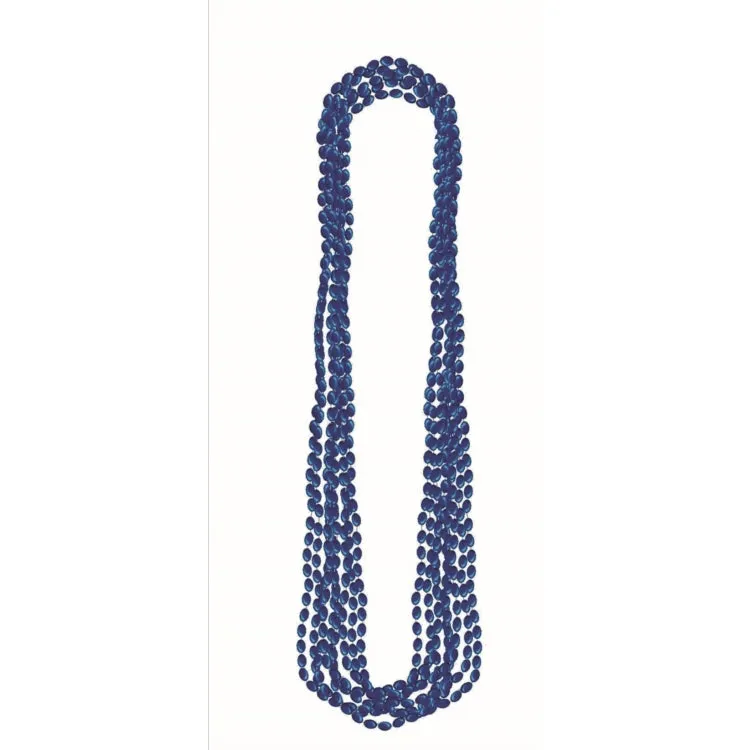 Navy Metallic Necklace 8pk
