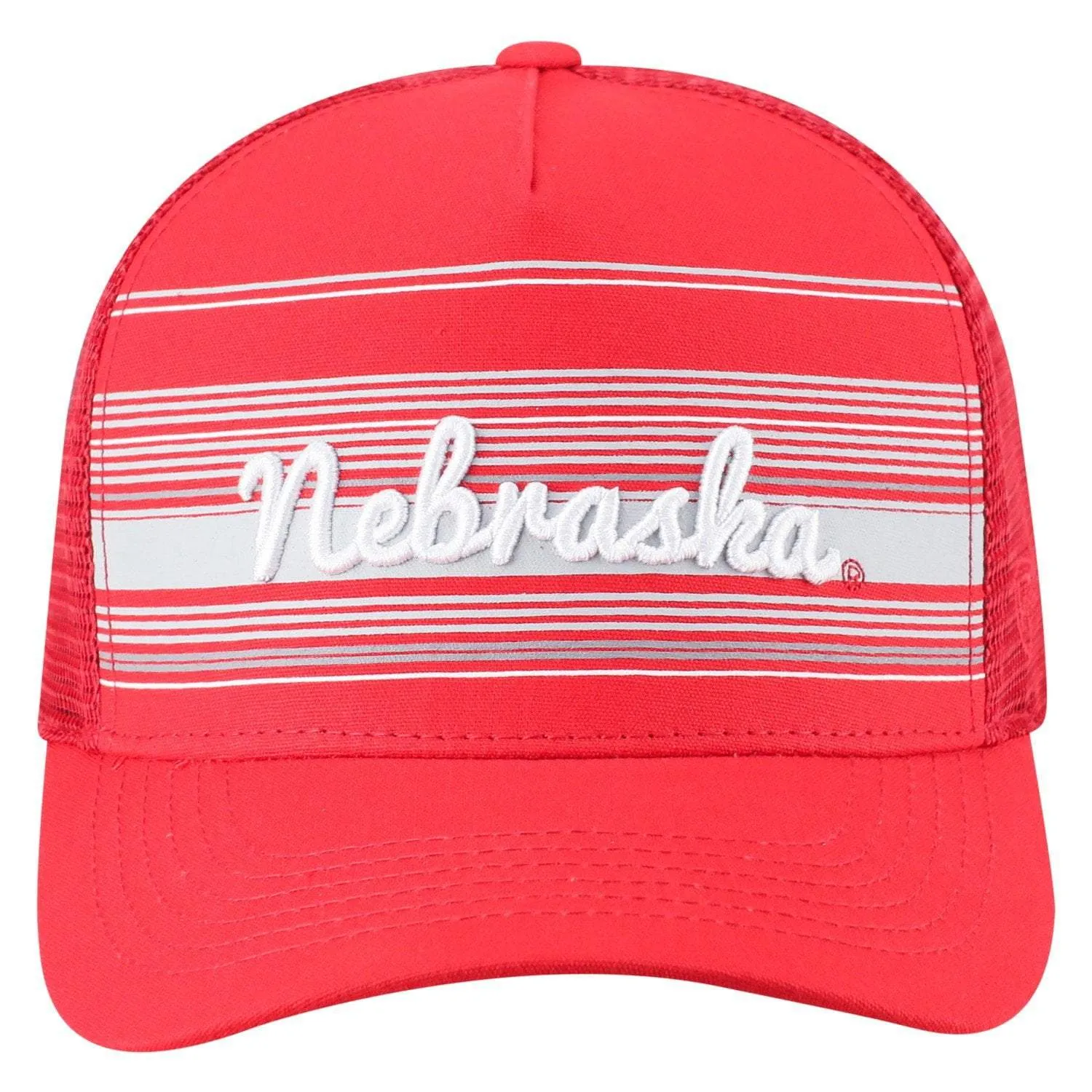 Nebraska Cornhuskers TOW Red "2Iron" Structured Mesh Adj. Hat Cap