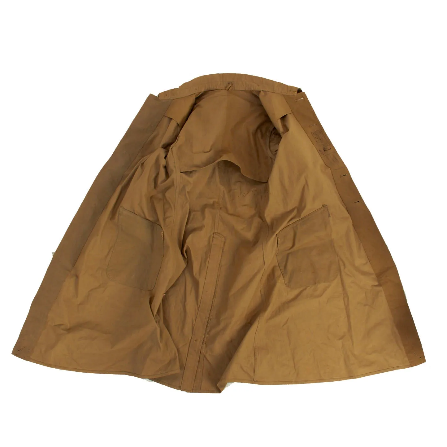 Original Japan WWII Imperial Japanese Army Sergeant’s Wool Tunic & Rain Coat With Gloves, Hood and Issued Socks