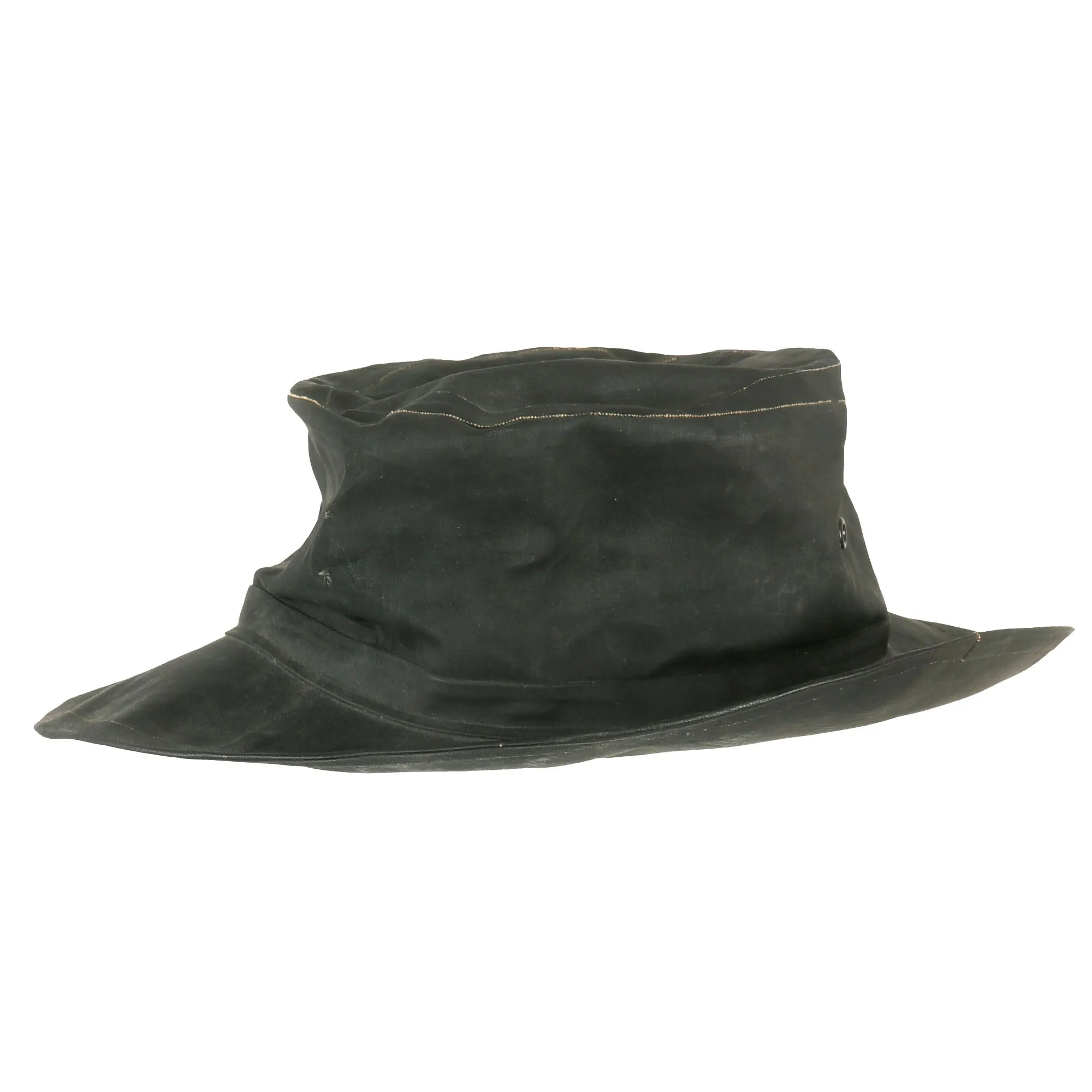 Original U.S. WWI Marine Corps P1917 Rubberized Rain Cap