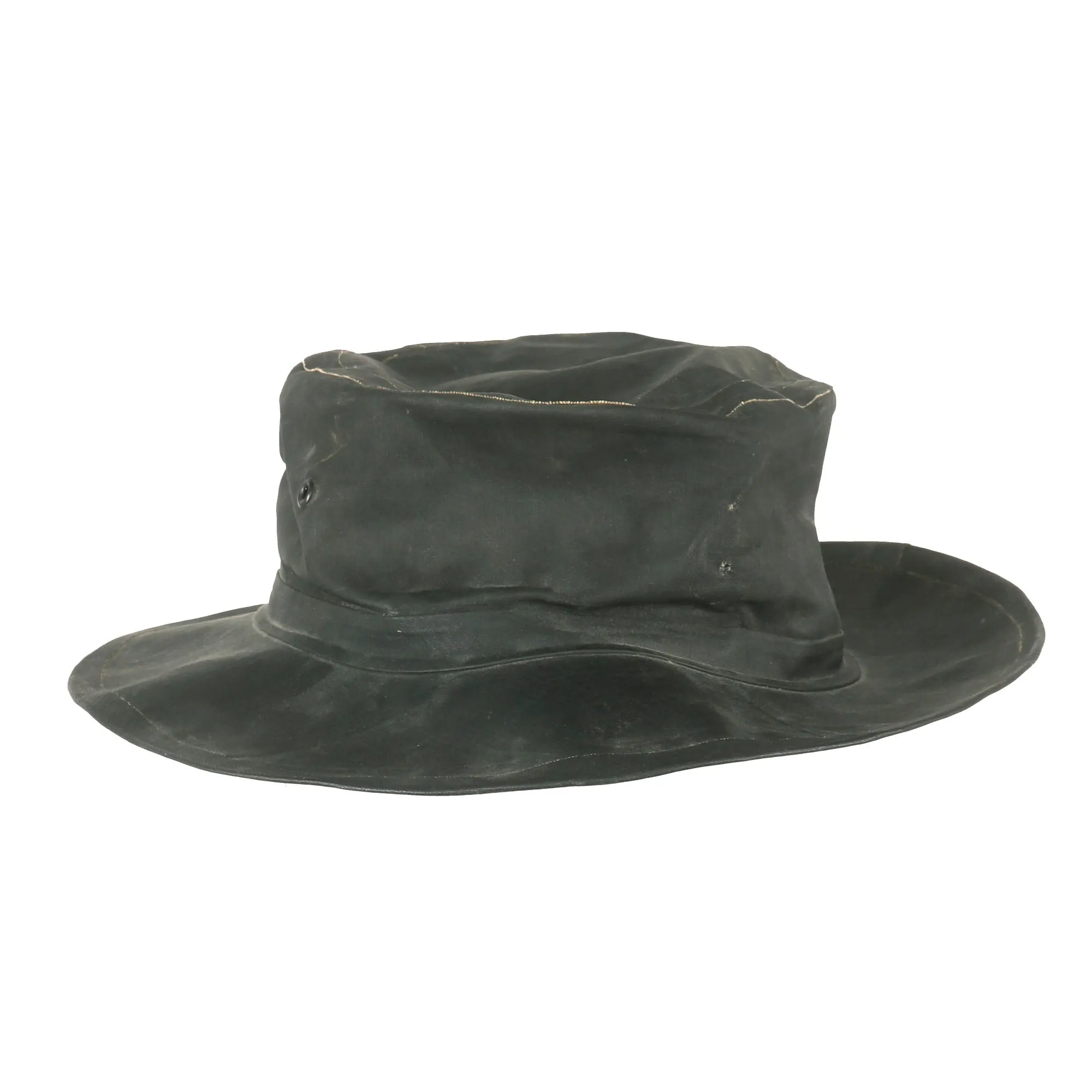 Original U.S. WWI Marine Corps P1917 Rubberized Rain Cap