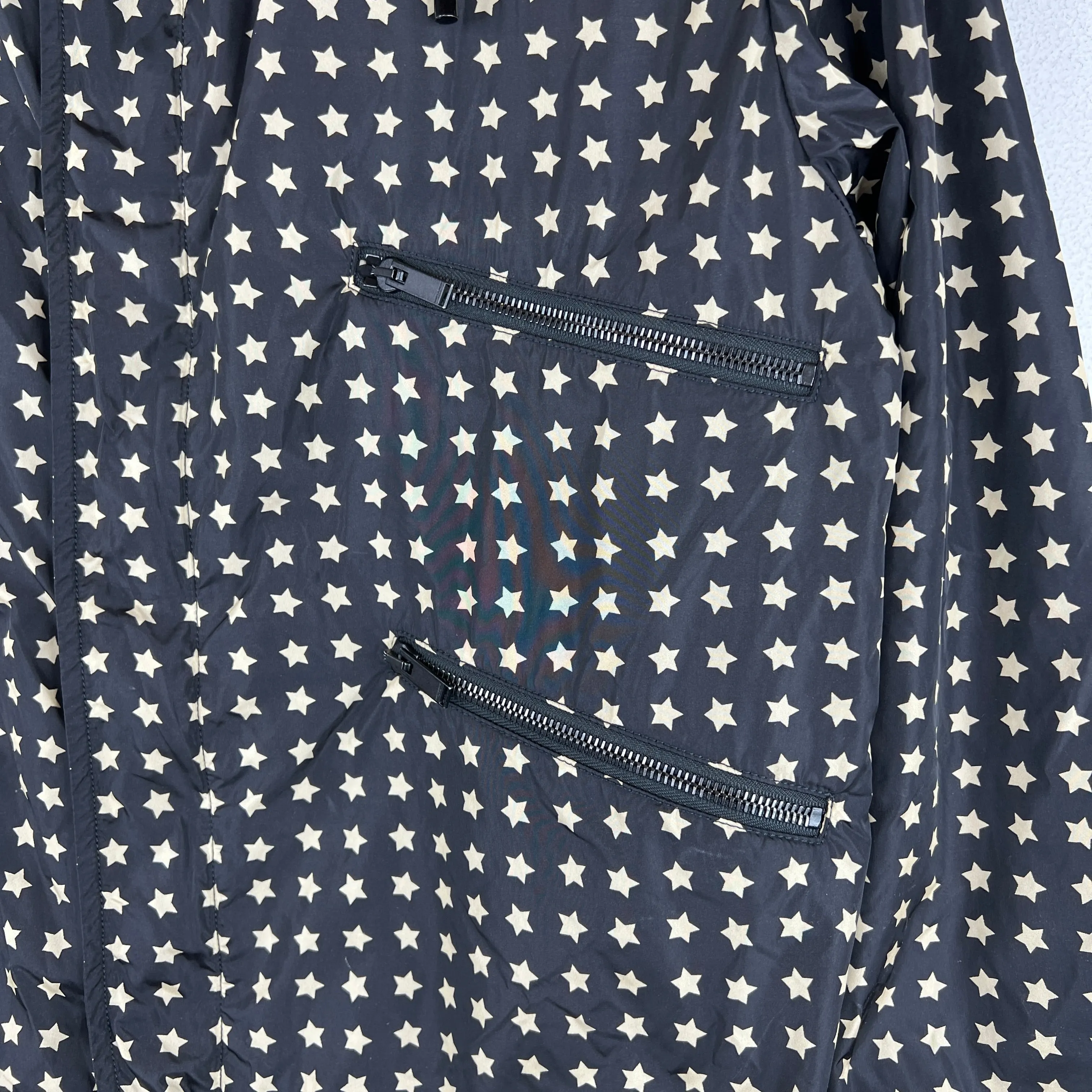 Saint Laurent Paris Star Raincoat