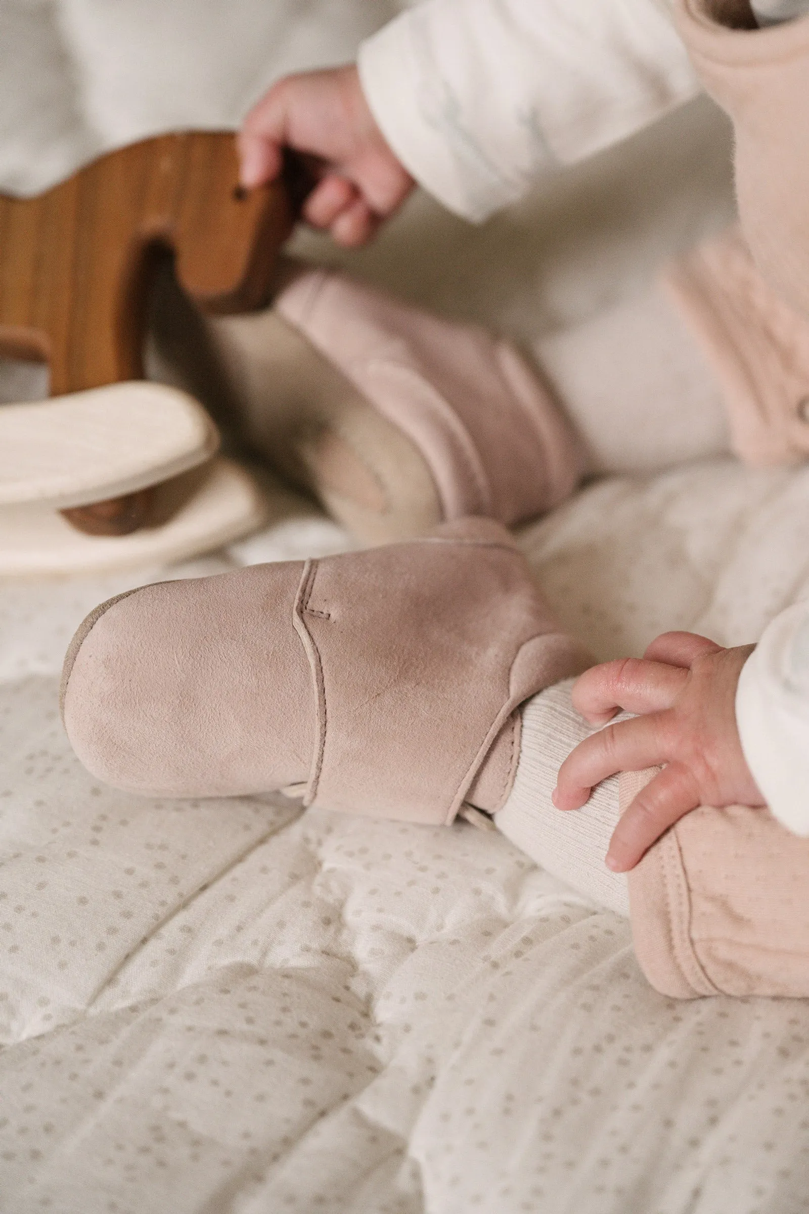 Suede Babble Bootie