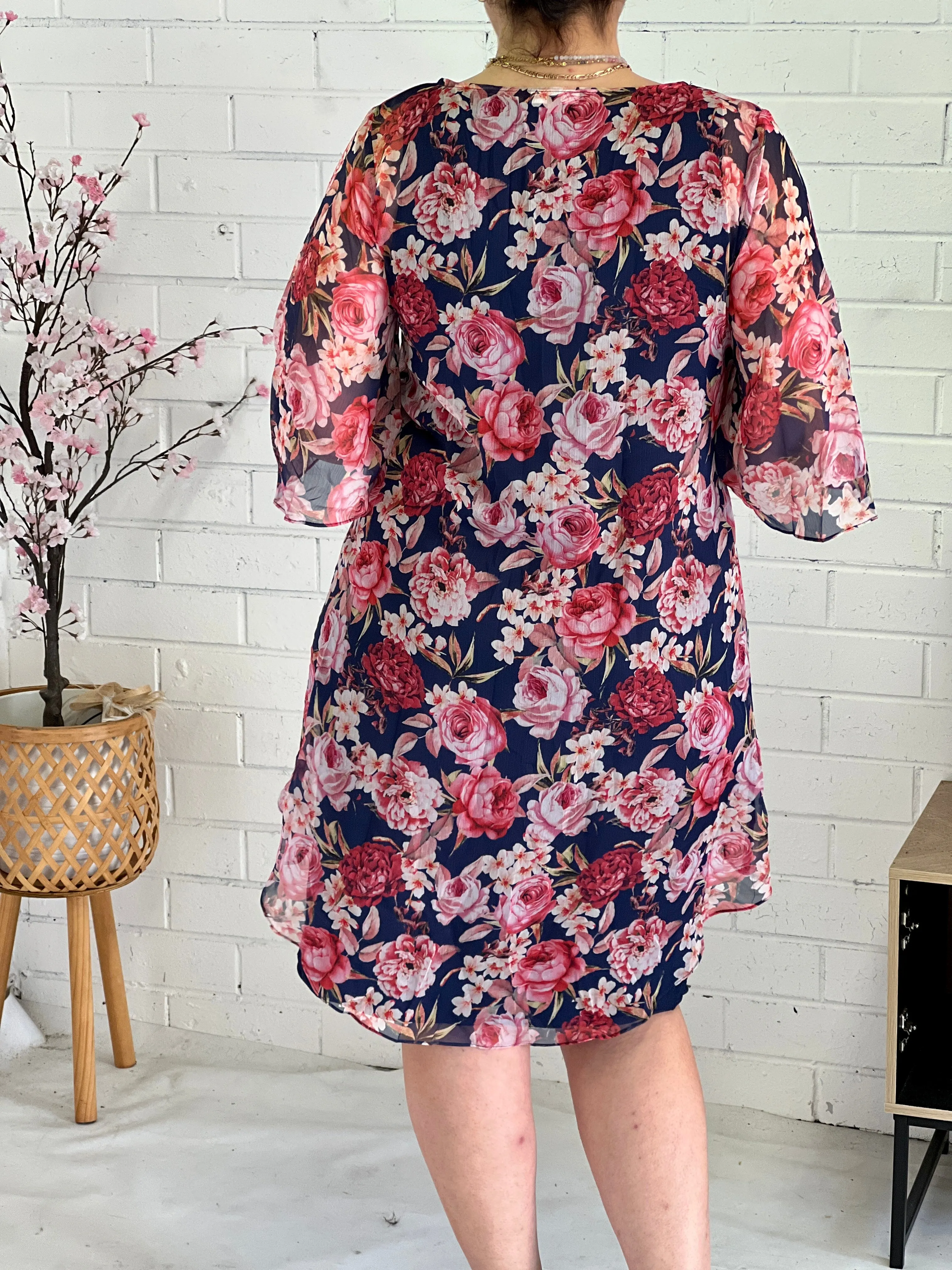 Vera Navy Blossom 2 Piece Set