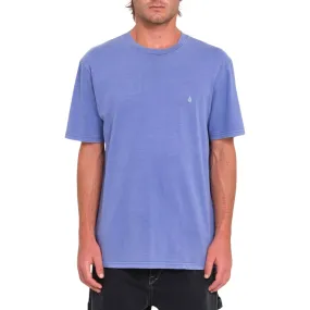 Volcom Solid Stone Embroidered T-Shirt - Ballpoint Blue