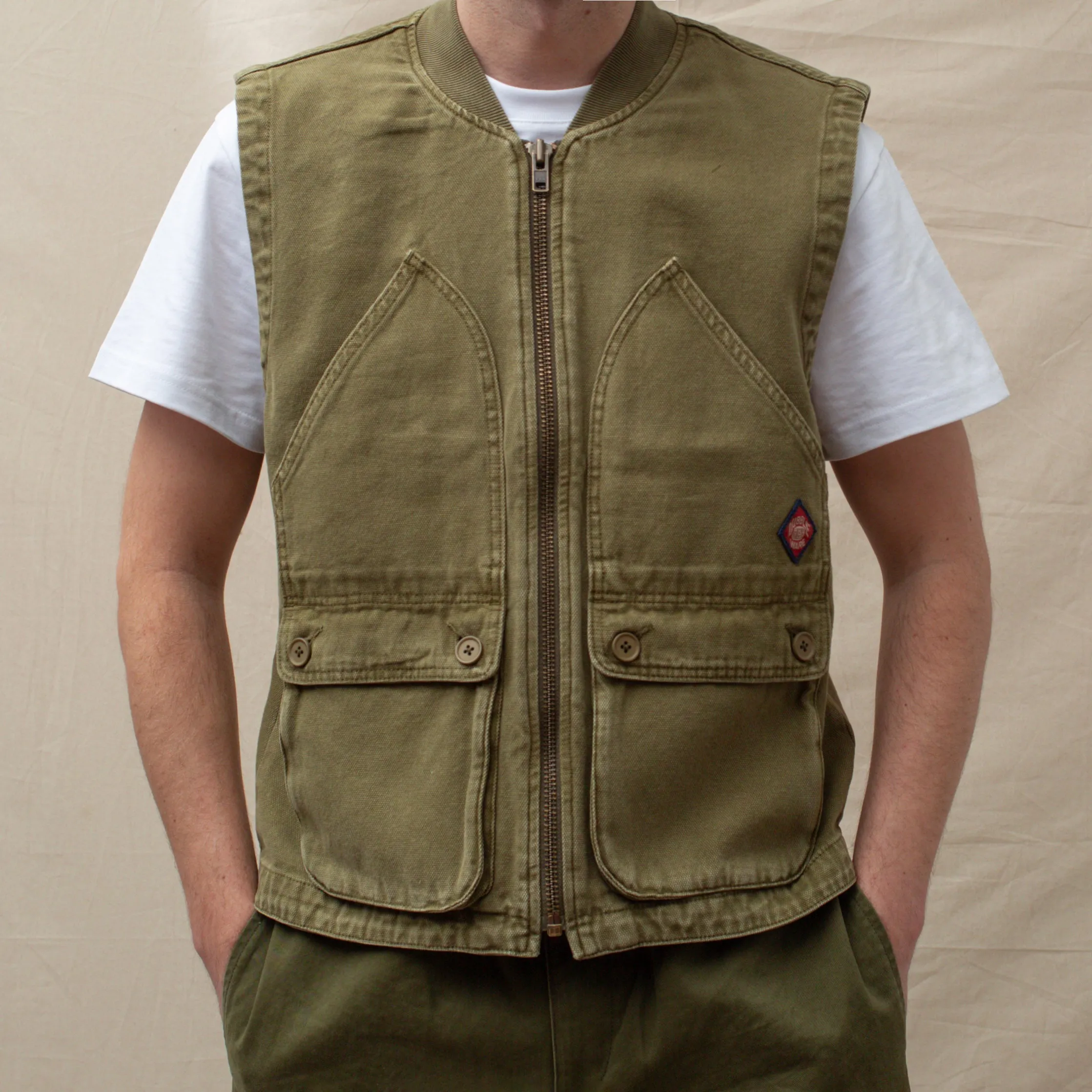 WORK VEST - MILITARY GREEN